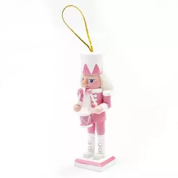 12 см Миниатюры Щелкунчика Розовая серия Щелкунчик Кукольные украшения Украшения для рабочего стола Мультфильмы Грецкие орехи Солдаты Оркестр Куклы One Size