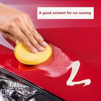 12 Stck Autos chaum Schwamm Wachs Applikator Reinigung Detail Pads Polier pad Home Auto wasch pflege 10cm Auto Reinigungs set