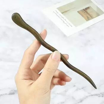 12 Стилей Китайские Винтажные Заколки для Волос Зеленый Сандал Этнические Палочки для Волос Женские Девичьи Высокое Качество Прически Аксессуары для Волос Подарок Hair Sticks