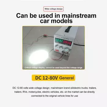 12 светодиодных стробоскопов, боковые предупреждающие огни, стробоскопическая решетка, мигающий световой маячок для автомобиля, грузовика, янтарный, желтый, белый, светофор 12 В-80 В