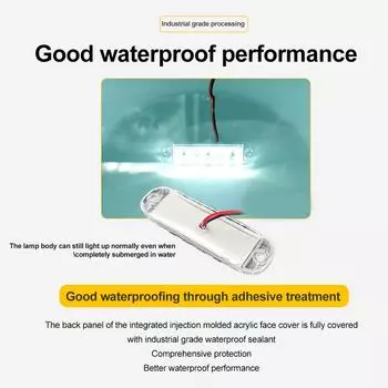 12 светодиодных стробоскопов, боковые предупреждающие огни, стробоскопическая решетка, мигающий световой маячок для автомобиля, грузовика, янтарный, желтый, белый, светофор 12 В-80 В