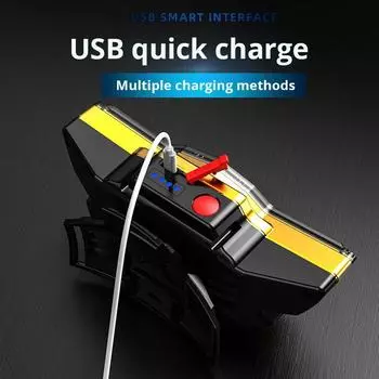 12 светодиодов фонарик на голову для ночной рыбалки на открытом воздухе водонепроницаемый перезаряжаемый шахтерский фонарь мощный налобный фонарь для кемпинга