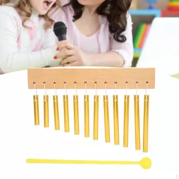 12-тактный ударный музыкальный инструмент для раннего обучения духовым с колотушкой для