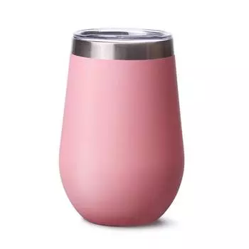 12 унций термокружка стаканы изолированный винный стакан для питья двойные стенки нержавеющая сталь с крышкой кухонные принадлежности 12OZ