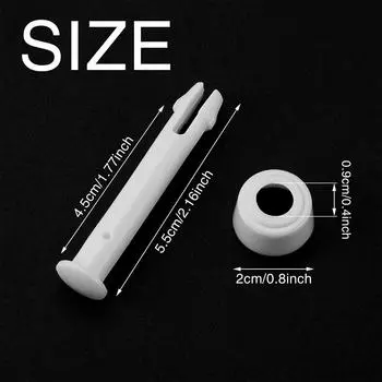 12 упаковок сменных пластиковых штифтов для соединения бассейнов, резиновых уплотнителей для деталей бассейна Intex, содержат набор резиновых замков для соединения гвоздей 5.5cm 12 sets