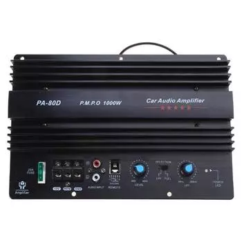 12 В 1000 Вт плата усилителя автомобильного радио, моно низкие частоты, усилитель мощности, плеер, мощные басы, сабвуферы, аксессуары для усилителей