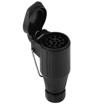 12 В 13-контактный пластиковый разъем для прицепа, адаптер для подключения прицепа-фургона чёрный