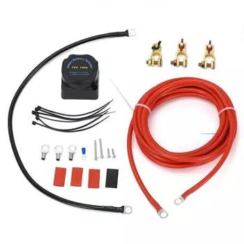 12 В 140 А, чувствительное к напряжению реле, комплект изолятора с двумя батареями для автомобиля, лодки, морского кемпера, грузовика, яхты