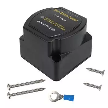 12 В 140 А, чувствительное к напряжению, раздельная зарядка, автомобильное умное реле-изолятор батареи VSR для кемпера, зарядка, 2 аккумулятора, автомобильные аксессуары