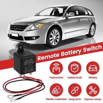 12 В 200 А реле выключателя батареи пульт дистанционного управления автомобилем отключение батареи выключатель отключения главный выключатель отключения для защиты от кражи