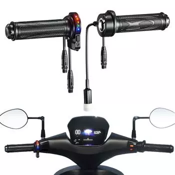 12 В 22 мм грелка для рук на руль мотоцикла 5-уровневая регулируемая температура IP67 водонепроницаемая противоскользящая для рулей мотоциклов ATV CHINA