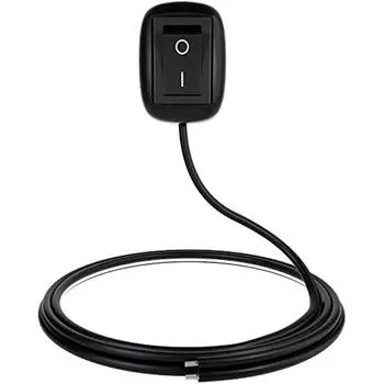 12 В-230 В/10 А Spst Универсальный вставочный кнопочный переключатель Diy Вкл/Выкл для противотуманных фар неоновый свет (С кабелем длиной 1 м) 15x11x3cm