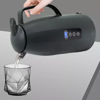 12 В 24 Автомобильная кружка с подогревом, электрическая кружка для воды с интеллектуальным контролем температуры для путешествий 1.2 L