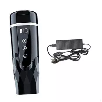 12 В 24 Электрический нагревательный чайник для чашки кофе для внедорожника чёрный