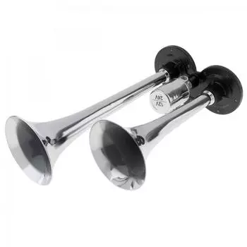 12 В/24 В, 110-135 дБ, супер громкий двойной трубный поезд, воздушный звуковой сигнал для автомобиля, лодки, поезда, транспортного средства 12V