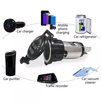 12 В-24 В адаптер прикуривателя сменная розетка универсальные автомобильные аксессуары розетка для прикуривателя A