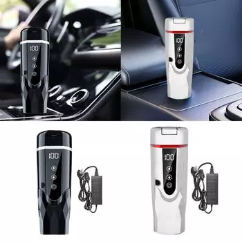 12 В 24 В электрический нагреватель для воды, чайник для кофе, грузовика, внедорожника чёрный