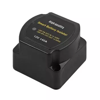 12 В 24 В автоматический переключатель зарядки для автодомов, умный двойной изолятор батареи, чувствительное к напряжению реле, совместимое с чёрный