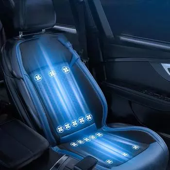 12 В/24 В автомобильная летняя подушка для сиденья с прохладным воздухом, массажная подушка для автомобиля, автомобильный комфортный коврик для сиденья с прохладной вентиляцией, аксессуары для интерьера