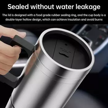 12 В 24 В автомобильная нагревательная кружка 300 мл из нержавеющей стали для воды, кофе, молока, термокружка для авто зимних аксессуаров
