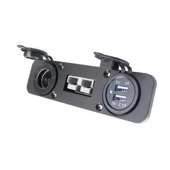 12 В-24 В автомобильная розетка Anderson 3.1A Dual USB автомобильное зарядное устройство прикуриватель розетка панель для лодки грузовик красный