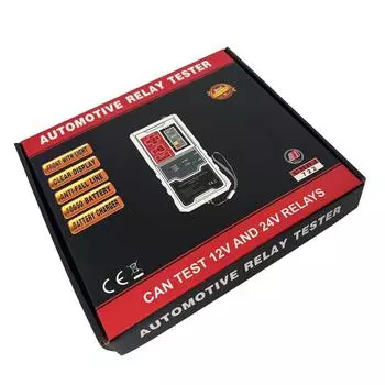 12 В 24 В автомобильный электронный релейный тестер, автомобильный аккумулятор, светодиодный индикатор, тестер автомобильных реле красный