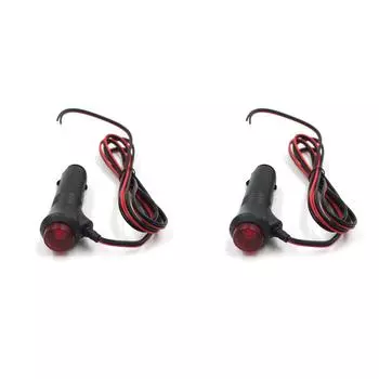 12 В 24 В автомобильный мотоциклетный прикуриватель разъем мужской штекер с переключателем