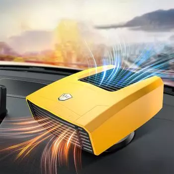 12 В/24 В Автомобильный Обогреватель Лобового Стекла Автомобиля Быстрый Нагрев Размораживание Антизапотевателя Портативный Вращающийся Электрический Обогреватель Вентилятор Сушилка