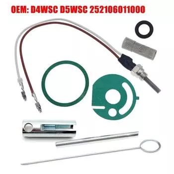 12 В/24 В автомобильный обогреватель детали свечи накаливания керамический штифт + прокладки + сетчатый фильтр + ключ для Eberspacher Hydronic D4WSC D5WSC 252106011000