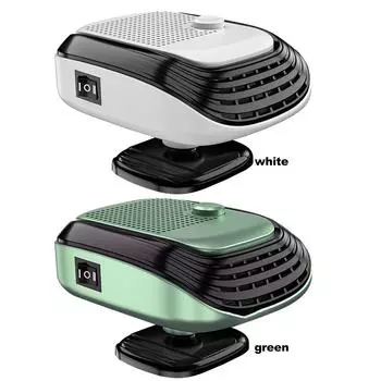 12 В/24 В Автомобильный Обогреватель Лобового Стекла Дефростера Портативный Автомобильный Обогреватель Регулируемый Обогреватель Окна Дефростера Демистера Обогревателя Лобового Стекла Дефростера Демистера белый