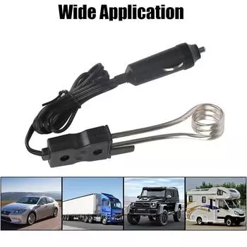 12 В 24 В автомобильный погружной нагреватель безопасный портативный электрический нагреватель высококачественный прикуриватель для чая кофе воды