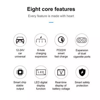 12 В-24 В автомобильный прикуриватель, разветвитель, светодиодный USB-адаптер для зарядного устройства для телефона, напряжение, удлинитель автомобильного прикуривателя чёрный