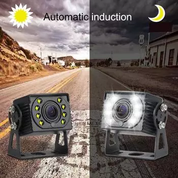 12 В/24 В камера заднего вида для парковки грузовиков, сверхпрочная, с ночным видением, водонепроницаемая, вид сзади автомобиля, изображение в обратном порядке для автомобилей/прицепов/пикапов