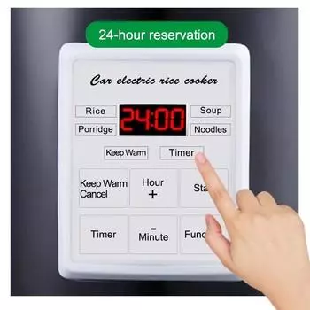 12 В 24 В мини-автомобильная плита 1,6 л электрическая машина для приготовления супа и каши пароварка для быстрого нагрева пищи Yes