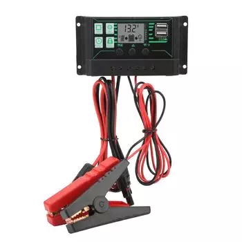 12 В 24 В MPPT контроллер солнечного заряда 360 Вт регулятор солнечной панели Регулируемый параметр ЖК-дисплей