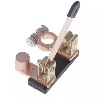 12 В/24 В небольшой ножевой выключатель питания аккумулятора автомобиля Блок питания Главный выключатель Зажим аккумулятора Защита от протечек Автозапчасти 93mm