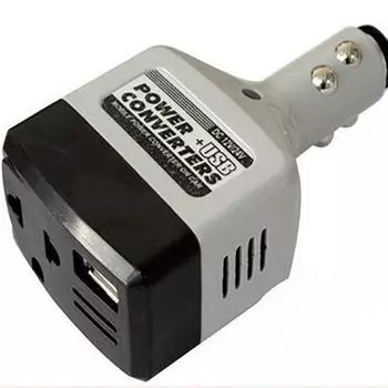 12 В/24 В постоянного тока до 220 В автомобильный адаптер питания USB-инвертор для грузовых автомобилей ABS-пластиковые автомобильные аксессуары