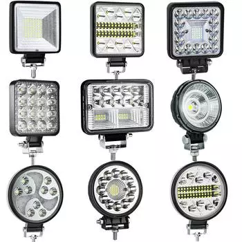 12 В 24 В светодиодная панель Offroad Spot Flood Combo LED Work Light COB SMD для грузовика, тягача, внедорожника, 4WD, 4x4, лодки, квадроцикла, фары Barra