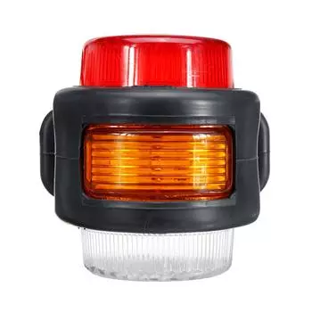 12 В 24 В светодиодный универсальный автомобильный грузовик боковой габаритный фонарь контурная лампа индикатор сигнальная лампа красный белый для кемпера прицеп грузовик грузовик караван фургон