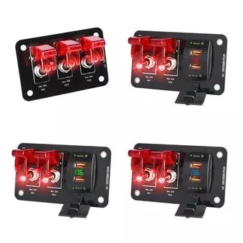 12 В 24 В тумблерный переключатель панели выключатель зажигания кнопки запуска и остановки 20 А предохранитель 4x4 гоночный автомобиль аксессуары для лодки грузовик прицеп