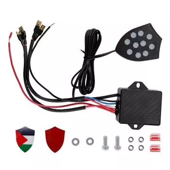 12 В-24 В Универсальный 10 Звуковой Музыкальный Электронный Рог Контроллер Регулятор Монитор Модификация Автомобиля