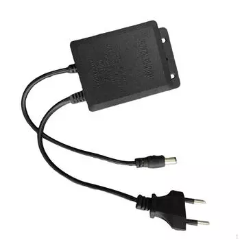 12 В 2 А адаптер переменного тока зарядное устройство шнур питания для камеры видеонаблюдения светодиодная лента черный чёрный