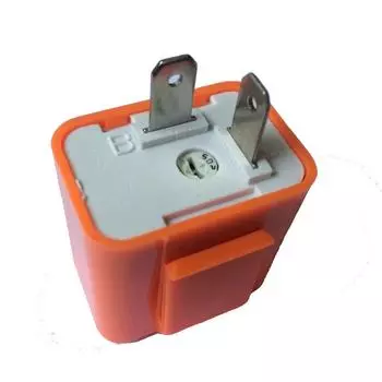 12 В 2-контактный регулируемый светодиодный индикатор скорости, мигалка, реле указателя поворота, резистор, исправление Hyper оранжевый