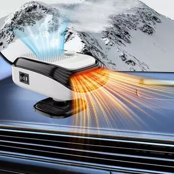 12 В 2 в 1 автомобильный обогреватель, автоматический стеклоочиститель, обогреватель/охлаждающий вентилятор, автомобильный обогреватель, аксессуары для интерьера для грузовика, автофургона, внедорожника, кемпера белый