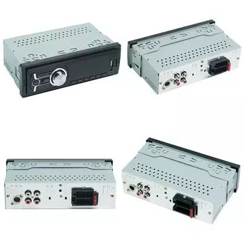 12 В 2X10 Вт/4x16 Вт автомобильный MP3-плеер стерео с пультом дистанционного управления Bluetooth-совместимый FM-радио светодиодная подсветка автомобильный стерео радио стереоплеер 2X10w