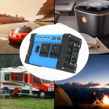 12 В 300 Вт USB-зарядное устройство Универсальный автомобильный инверторный преобразователь с напряжением 220v