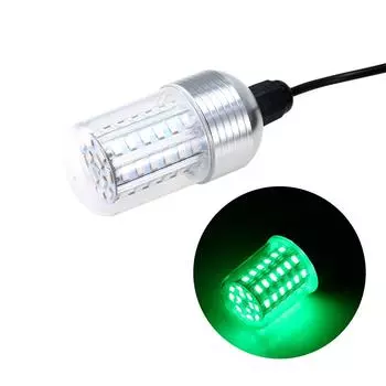 12 В 30 Вт 90 светодиодов подводный светильник для ночной рыбалки погружной светодиодный светильник для приманки, кальмара, привлечения рыбы зелёный