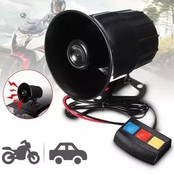 12 В 30 Вт автомобиль мотоцикл 3 звука сирена звуковая сигнализация громкий динамик электронный звонок