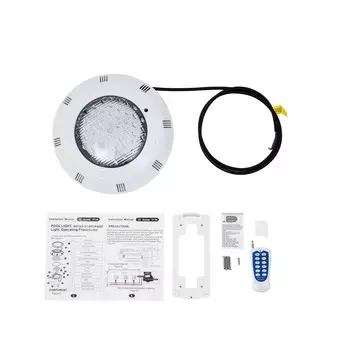 12 В 45 Вт RGB плавательный 450 светодиодный бассейн светильник спа подводный светильник IP68 водонепроницаемый светильник RGB плавательный бассейн светильник с пультом дистанционного управления