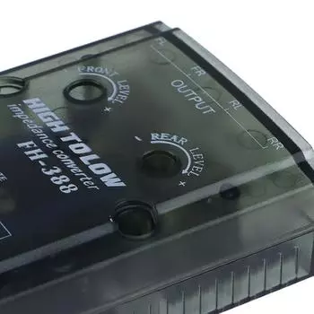 12 В 4-канальный аудио преобразователь импеданса высокой в низкую линию автомобильный стерео радио динамик частотный фильтр